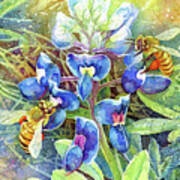 Spring Breeze-pastel Colors Poster