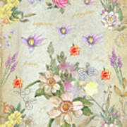 Springtime Flower Design 2 Poster