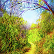 Springtime Pathway Discoveries Poster