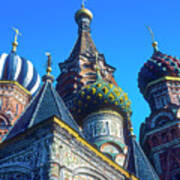 St. Basil's Onion Domes Poster