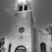 St Joseph's Church, Los Cerrillos, New Mexico Poster