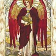 St Uriel Archangel Angel Catholic Saint Poster