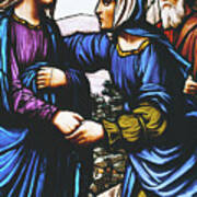 Stained Glass Prints -  The Visitation Poster