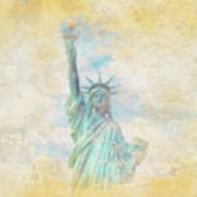 Statue Of Liberty In New York City Poster