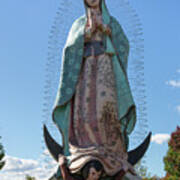 Statue Of Our Lady Of Guadalupe Poster