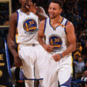 Stephen Curry And Kevin Durant Poster