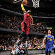 Stephen Curry and Lebron James Poster