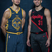 Stephen Curry And Seth Curry Poster