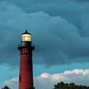 Storm Looms Near Currituck Beach Lighthouse Poster