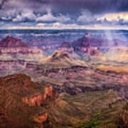 Storm Over The Grand Canyon Poster