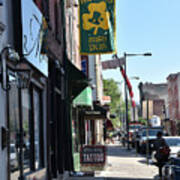 Street In Old Towne Philadelphia Poster