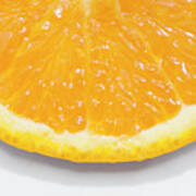 Summer Fruit Orange Slice Poster