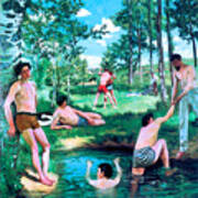 Summer Scene 1869 Poster