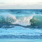 Summer Surf Ocean Wave Poster