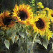 Sunflower Quartet Poster