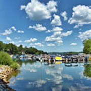 Sunny Day At Keowee Lake Poster