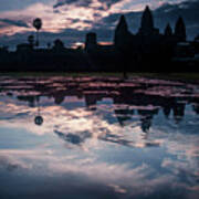 Sunrise At Angkor Wat Poster
