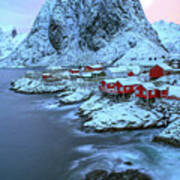 Winter In Hamnoy, Lofoten Islands 1 Poster