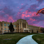 Sunrise At Ogden High School Poster