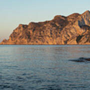 Sunrise At Penon De Ifach In Calpe, Mediterranean Coast Poster