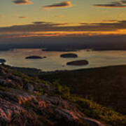 Sunrise From Cadillac Mountain Poster