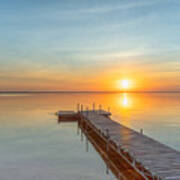 Sunrise On Oneida Lake Poster