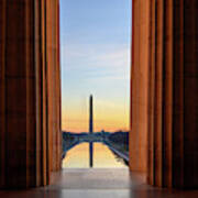 Sunrise On The National Mall Poster
