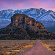 Sunset At The Butte Poster