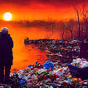 Sunset In Garbage Land 42 Poster
