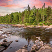 Sunset Over Tettegouche Poster