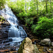 Sunshine At The Benson Waterfall Poster