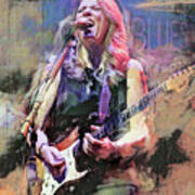 Susan Tedeschi Blues Guitar Poster