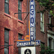 Swanger Brothers Vintage Sign Philadelphia Poster