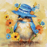 Sweet Little Bluebird Poster