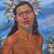 Tahitian Woman Poster