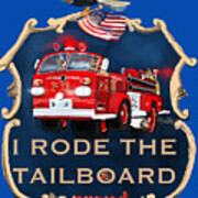 Tailboard Firefighter Poster