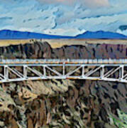 Taos Gorge Bridge Poster
