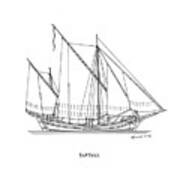 Tartana - Traditional Greek Sailing Ship Poster