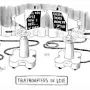 Teleprompters In Love Poster