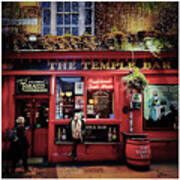 Temple Bar District In Dublin Poster