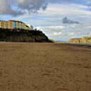 Tenby From Down On South Beach Poster