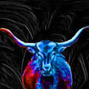 Texas Longhorn - Abstract Poster