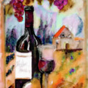 The Alcove Opening To The Vineyard House Poster