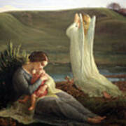 The Angel And The Mother By Janmot Poster