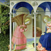 The Annunciation, 1426 By Fra Angelico Poster