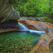 The Basin At Franconia Notch State Park Poster