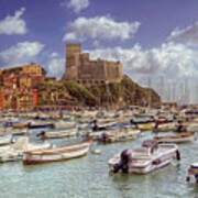 The Bay And The Castle - Lerici - Italy Poster