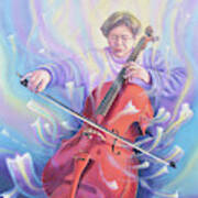 The Cellist Poster
