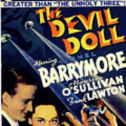 ''the Devil Doll'' Movie Poster 1936 Poster