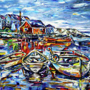 The Fishing Boats Of Peggy's Cove Poster